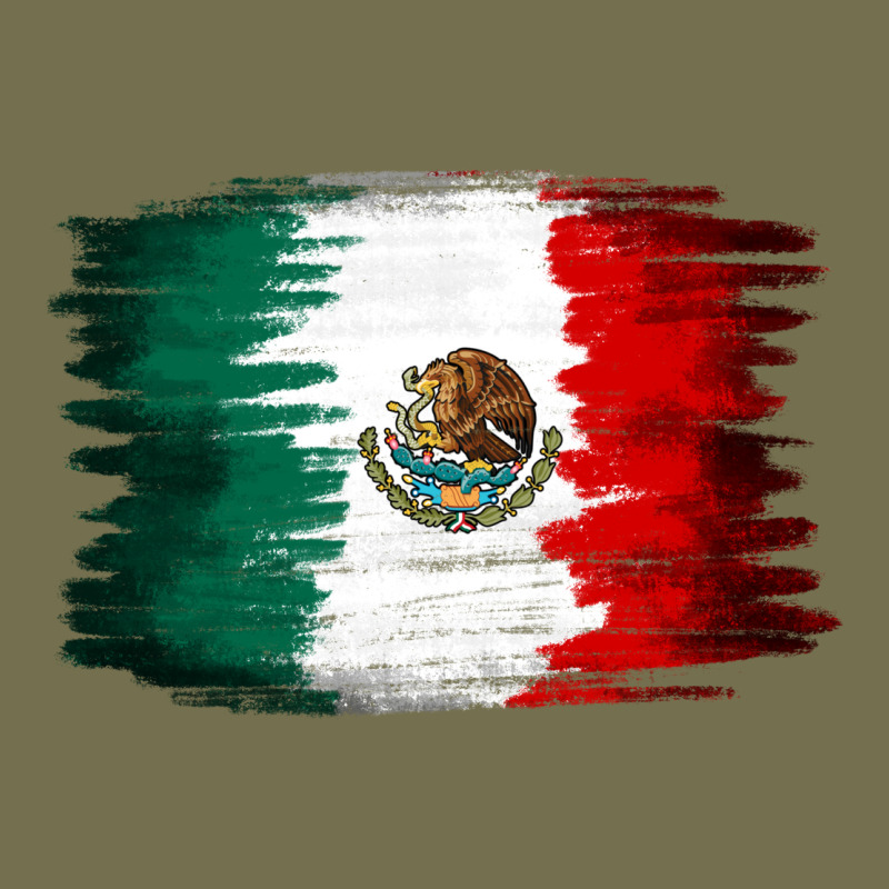 Mexican Flag Vintage Hoodie by NancyCooperArtShop | Teevron