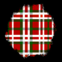 Christmas Tartan Patch Premium Tee | Teevron