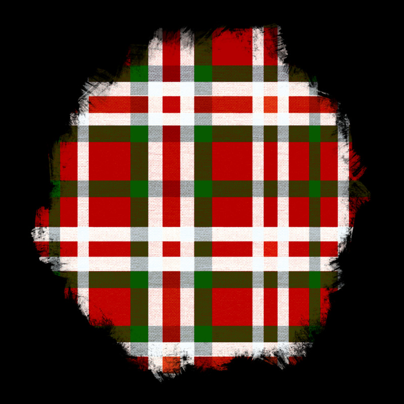 Christmas Tartan Patch Premium Tee by BundleAndBundleShop | Teevron