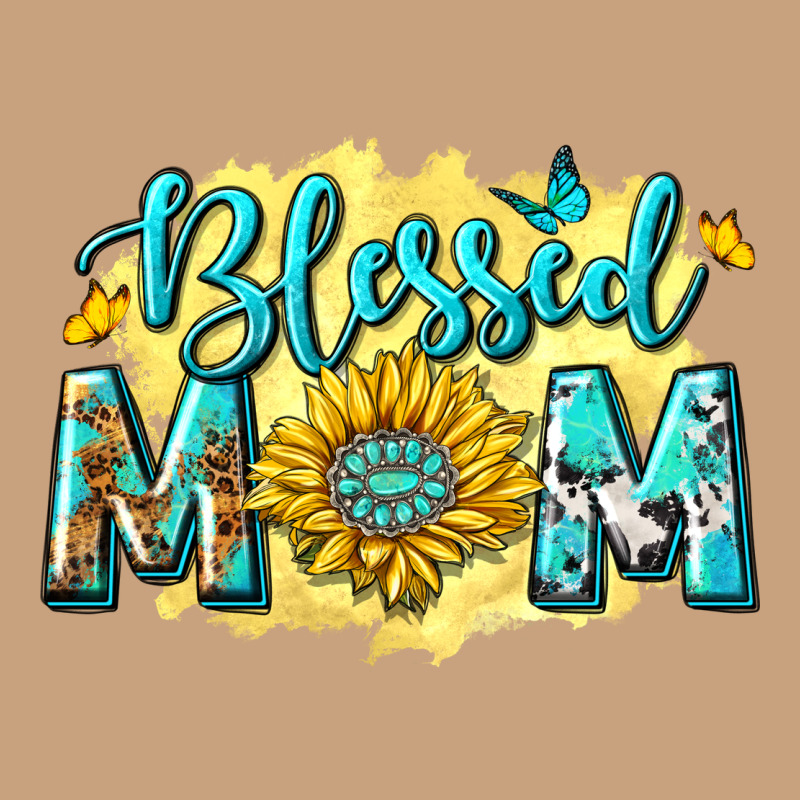 Blessed Mom With Sunflowers Vintage Tee by texasbilliewilder | Teevron