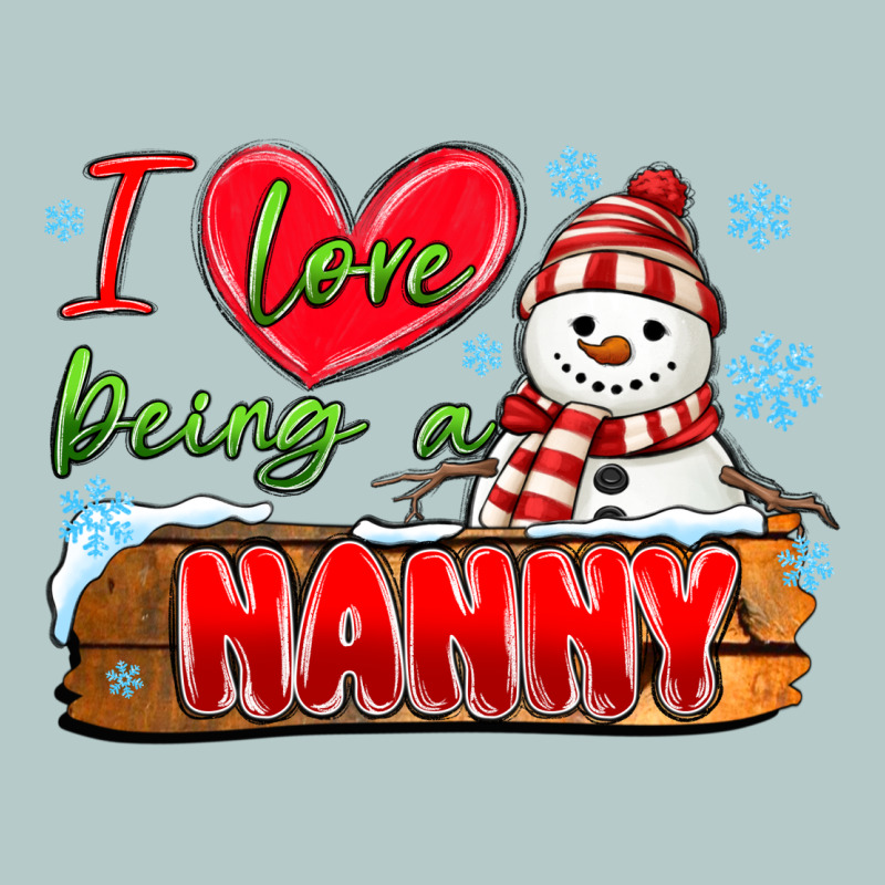 I Love Being A Nanny Heavy Core Tee by MaliasSmallBusiness | Teevron