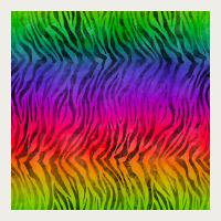 Colorful Tiger Seamless Pattern Zipper Hoodie | Teevron