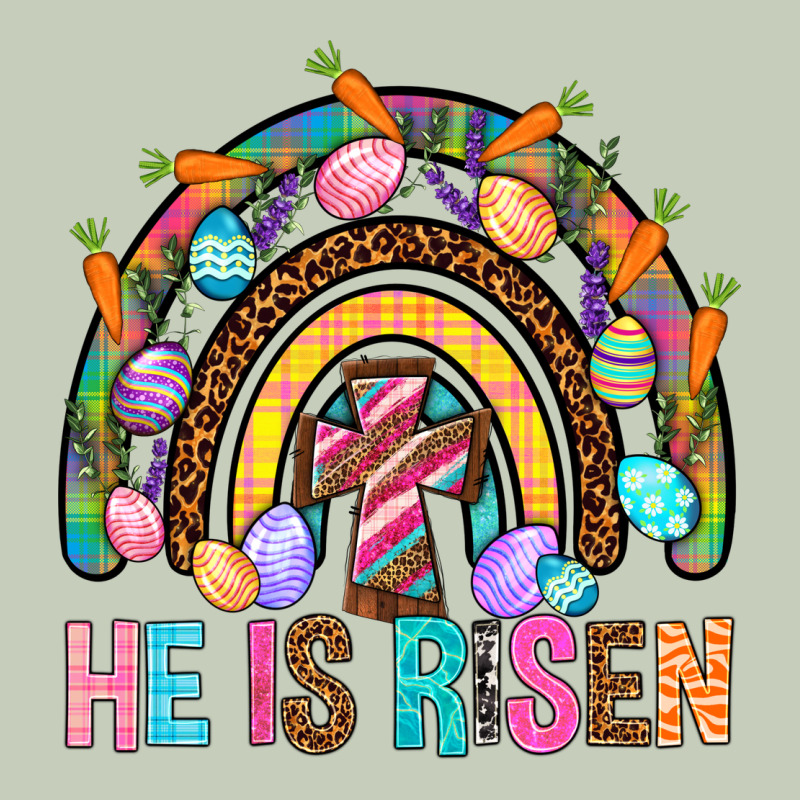 He Is Risen Rainbow Ladies Tee by BundleAndBundleShop | Teevron