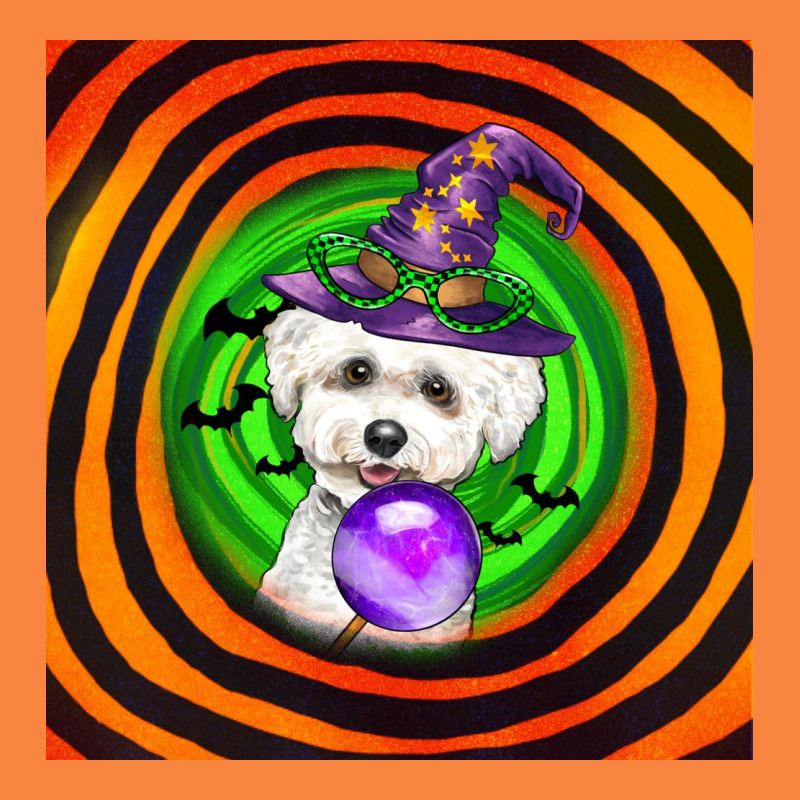 Halloween Bichons Frise Dog Premium Sweatshirt by LillyAllenDesigns | Teevron