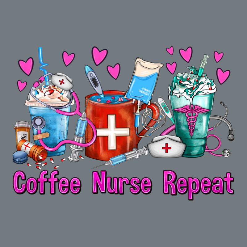 Coffee Nurse Repeat Nurse Coffee Cups Heavyweight Sweatshirt by FaDigitalArtStudio | Teevron