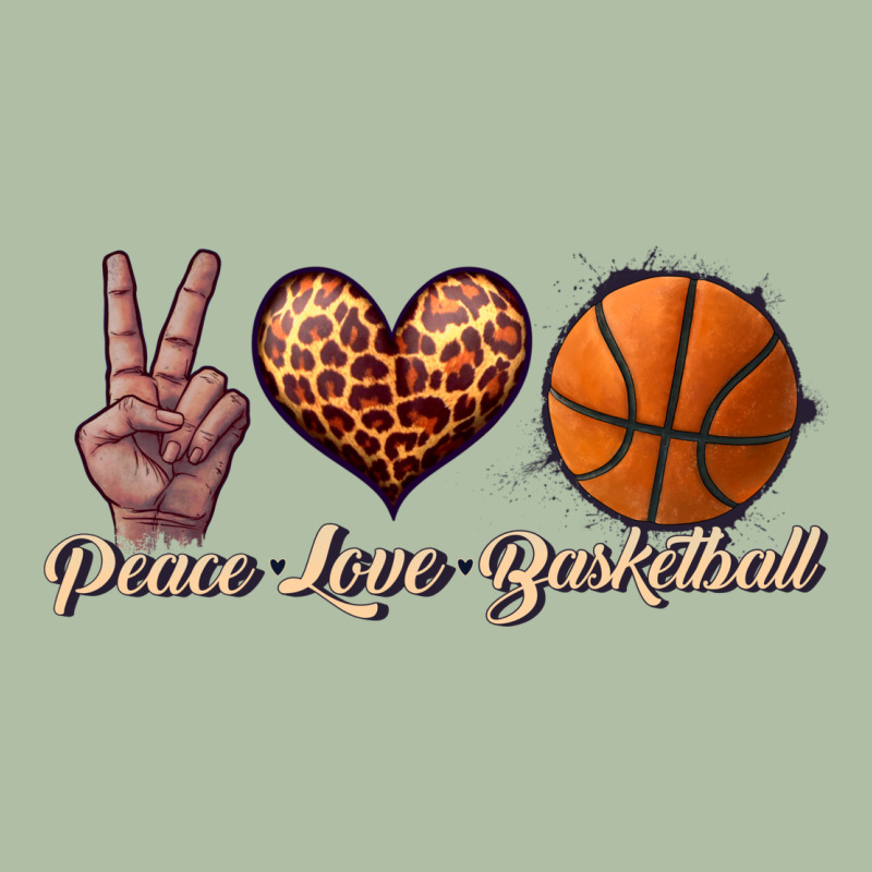 Peace Love Basketball Urban Heavy Tee by JahusDesignShop | Teevron