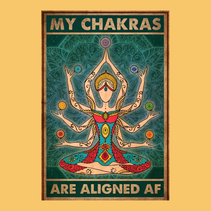 My Chakras Are Aligned Af Vintage Yoga Meditation Vintage Hoodie by tuanDangUi | Teevron