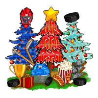 Christmas With Ice Hockey Trees | Teevron