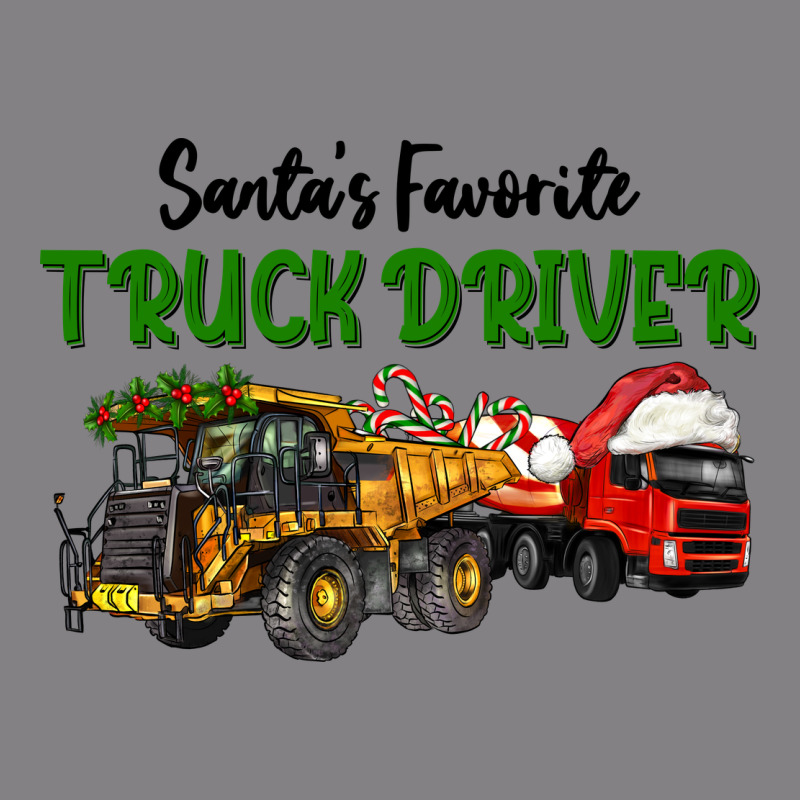 Santa's Favorite Truck Driver Heavyweight Hoodie by LillyAllenDesigns | Teevron