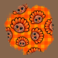 Thanksgiving Turkey With Tartan Patch Premium Tee | Teevron