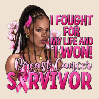 I Fought For My Life And I Won Afro Woman Urban Heavy Tee | Teevron