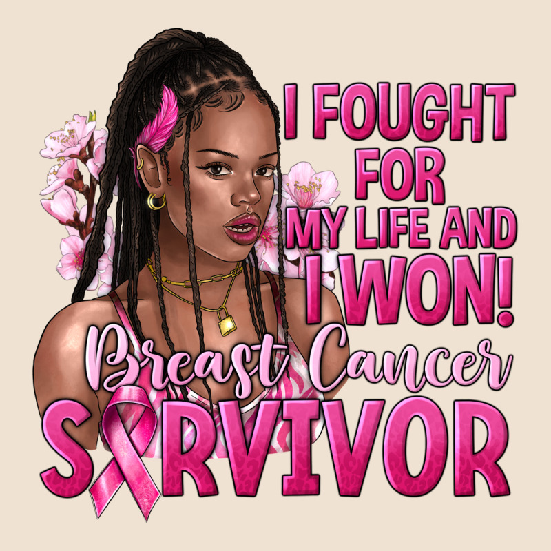 I Fought For My Life And I Won Afro Woman Urban Heavy Tee by NancyCooperArtShop | Teevron