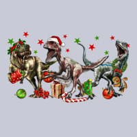 Three Christmas Dinosaurs Heavyweight Hoodie | Teevron