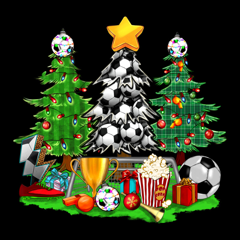 Christmas With Soccer Trees Premium Tee by BundleAndBundleShop | Teevron