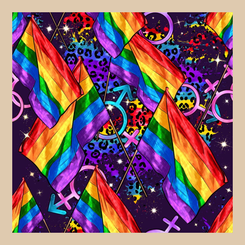Lgbt Flag Seamless Pattern Heavyweight Sweatshirt by FaDigitalArtStudio | Teevron