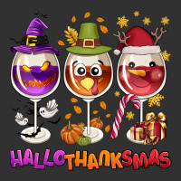 Hallothanksmas Wine Glasses Urban Heavy Tee | Teevron