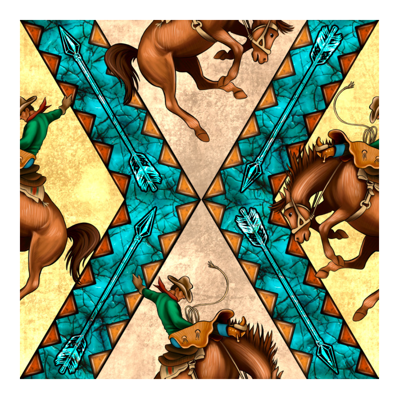 Native American Aztec Seamless Pattern 6 Zipper Hoodie by BundleAndBundleShop | Teevron