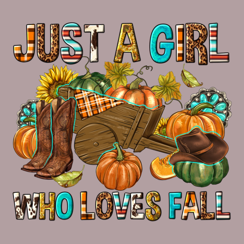Just A Girl Who Loves Fall Vintage Hoodie by texasbilliewilder | Teevron