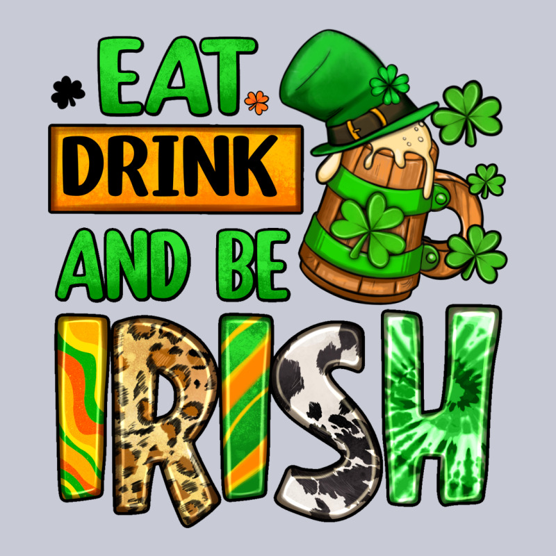 Eat Drink And Be Irish St. Patrick's Heavyweight Hoodie by LillyAllenDesigns | Teevron