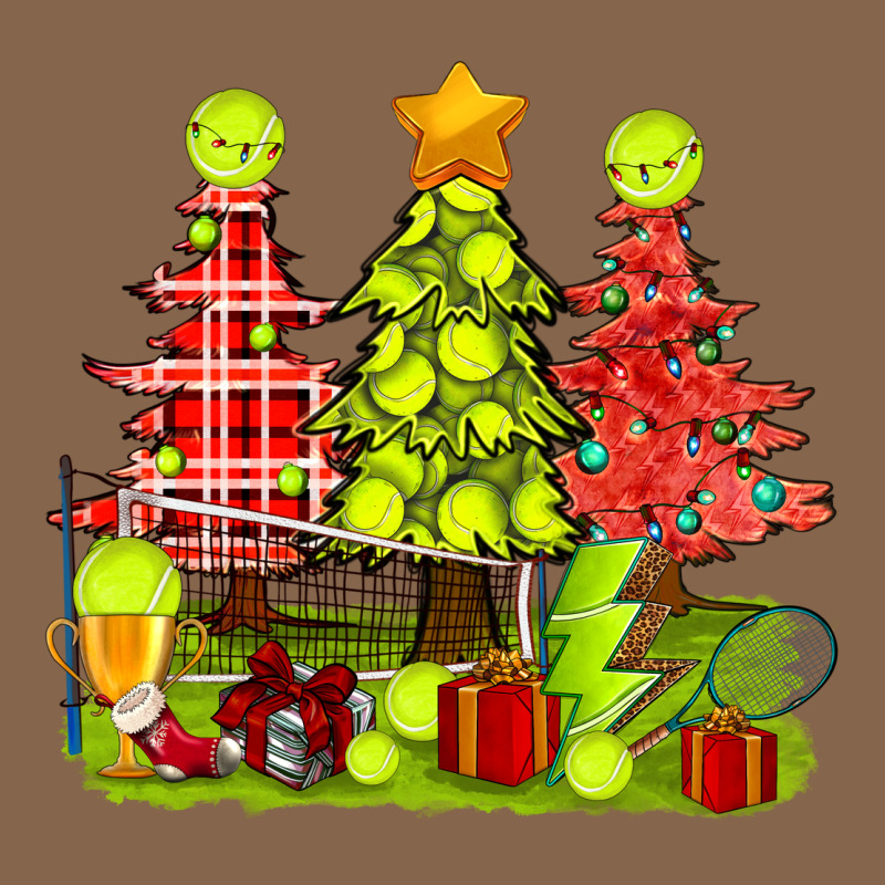 Christmas With Tennis Trees Premium Tee by BundleAndBundleShop | Teevron
