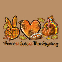 Peace Love Thanksgiving Vintage Hoodie | Teevron