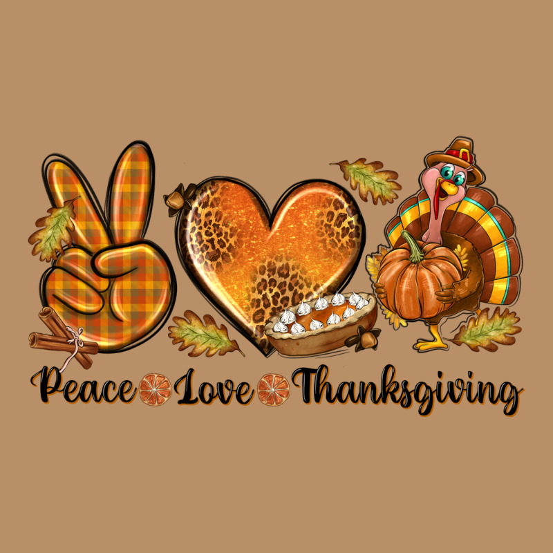 Peace Love Thanksgiving Vintage Hoodie by texasbilliewilder | Teevron