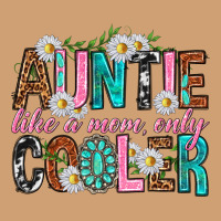 Auntie Like A Mom Only Cooler Vintage Tee | Teevron