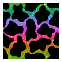 cow glitter seamless pattern | Teevron
