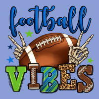 Football Vibes Green And Blue Long Sleeve Tee | Teevron
