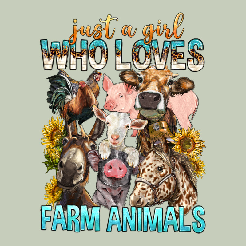 Just A Girl Who Loves Farm Animals Ladies Tee by BundleAndBundleShop | Teevron