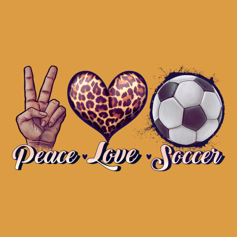 Peace Love Soccer Urban Heavy Tee by JahusDesignShop | Teevron