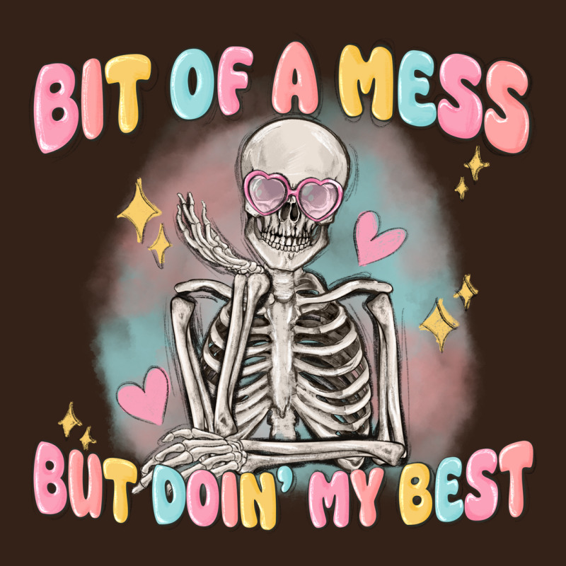 Bit Of A Mess But Doing My Best Heavy Core Tee by MaliasSmallBusiness | Teevron