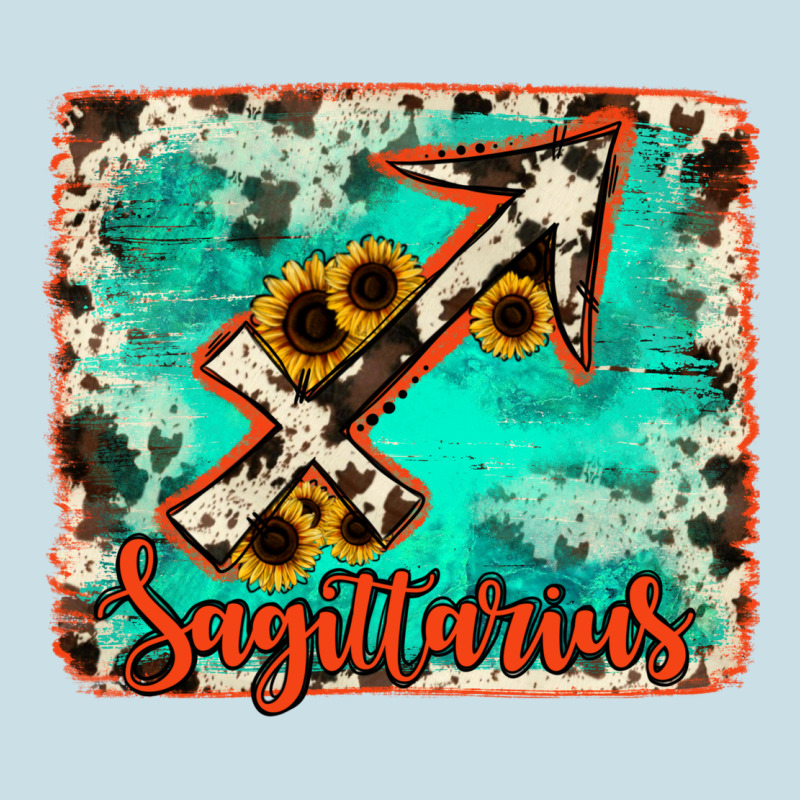 Sagittarius Turquoise Cowhide Ladies Tee by RanaPortraitStore | Teevron