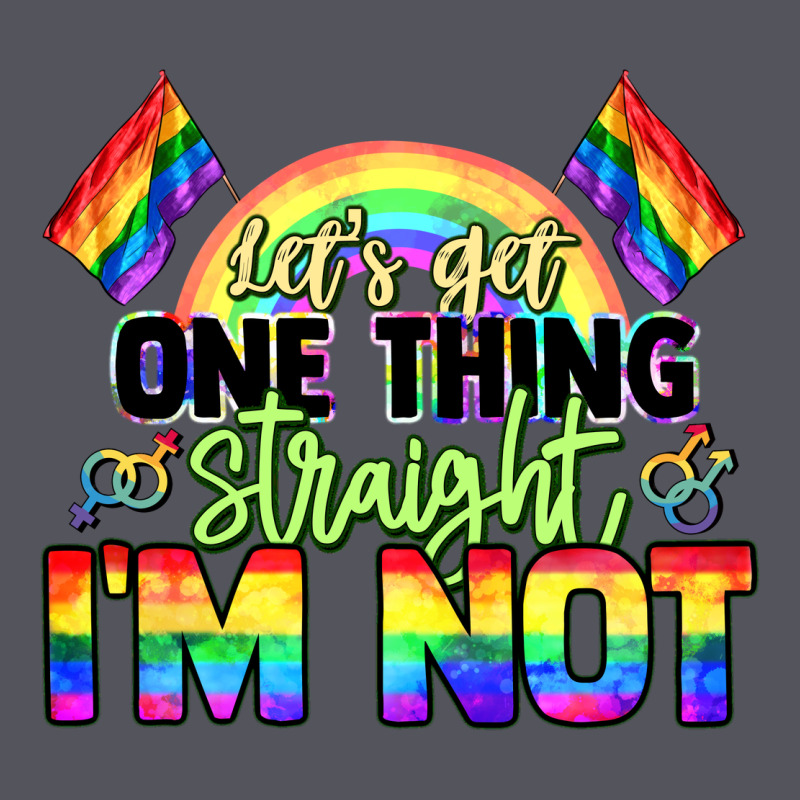 Let's Get One Thing Straight I'm Not Pride Lgbtq+ Vintage Hoodie by NancyCooperArtShop | Teevron