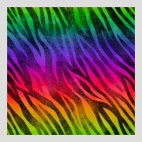 Colorful Zebra Seamless Pattern Zipper Hoodie | Teevron