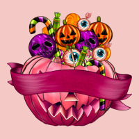 Personalized Girl Halloween Candy Urban Heavy Tee | Teevron