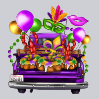 Mardi Gras Farm Truck Back View Heavyweight Sweatshirt | Teevron