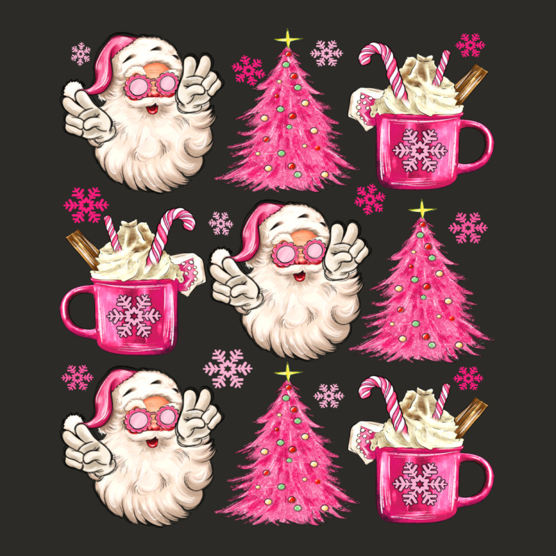 Retro Doodle Pink Christmas Heavy Core Tee by MaliasSmallBusiness | Teevron