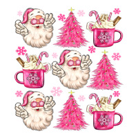 retro doodle pink christmas | Teevron