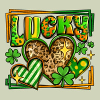 Lucky St Patricks Day Hearts Heavyweight Hoodie | Teevron