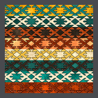 Native American Aztec Seamless Pattern 1 Zipper Hoodie | Teevron