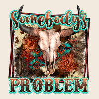 Somebody's Problem Bull Skull Zipper Hoodie | Teevron