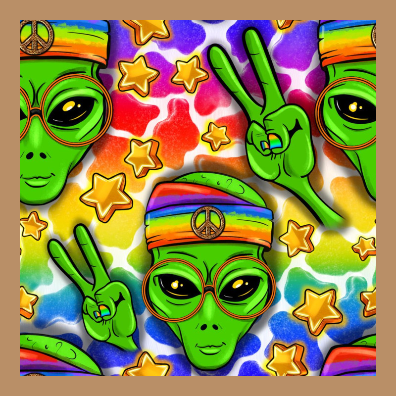 Pride Lgbtq+ Aliens And Stars With Rainbow Vintage Hoodie by NancyCooperArtShop | Teevron