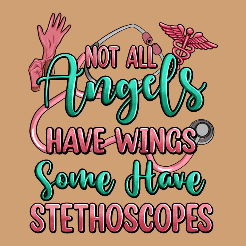 Not All Angels Have Wings Some Have Stethoscopes Vintage Tee by RanaPortraitStore | Teevron