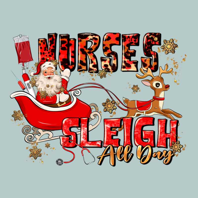 Nurses Sleigh All Day Heavy Core Tee by MaliasSmallBusiness | Teevron
