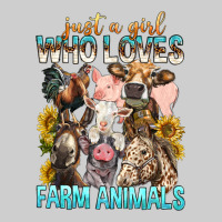 Just A Girl Who Loves Farm Animals Premium Tee | Teevron