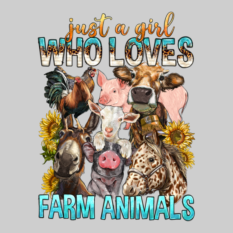 Just A Girl Who Loves Farm Animals Premium Tee by BundleAndBundleShop | Teevron