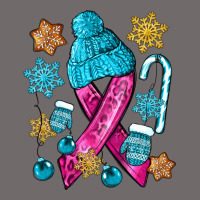 Winter Breast Cancer Ribbon Urban Heavy Tee | Teevron
