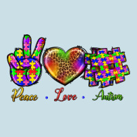 Peace Love Autism Ladies Tee | Teevron