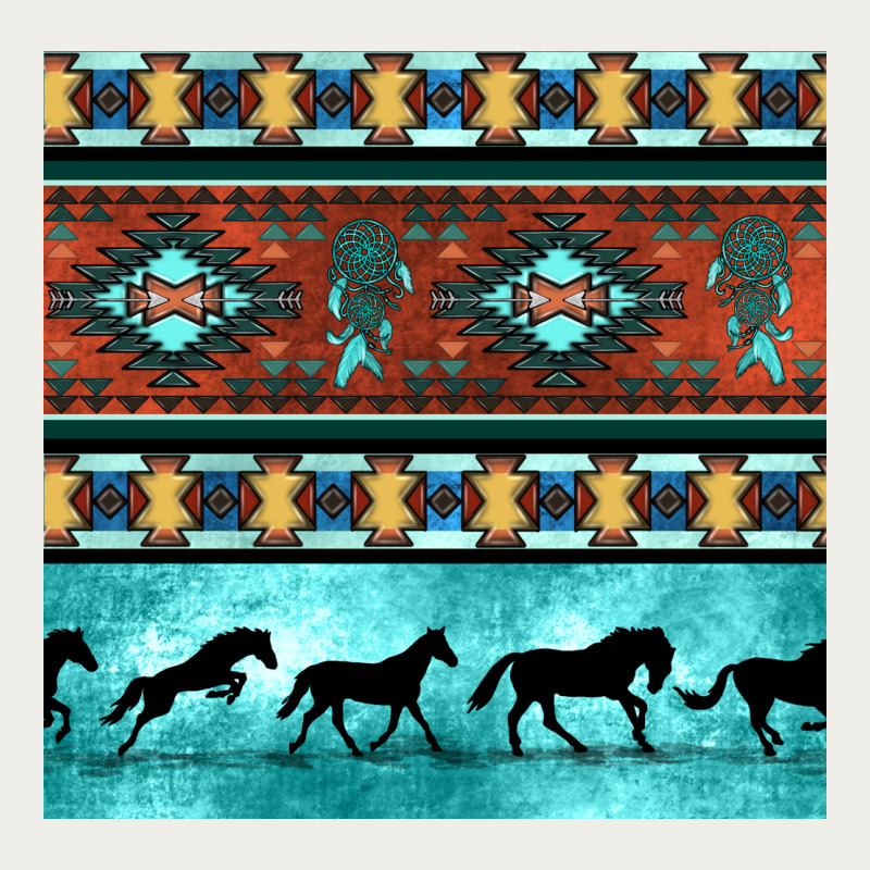 Native American Aztec Seamless Pattern Zipper Hoodie by BundleAndBundleShop | Teevron